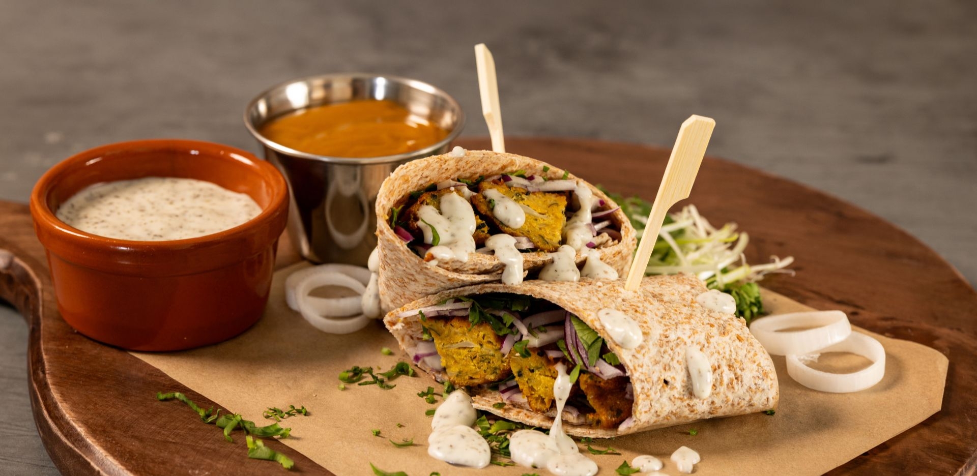 Chapati med spr&oslash;d l&oslash;g bhaji